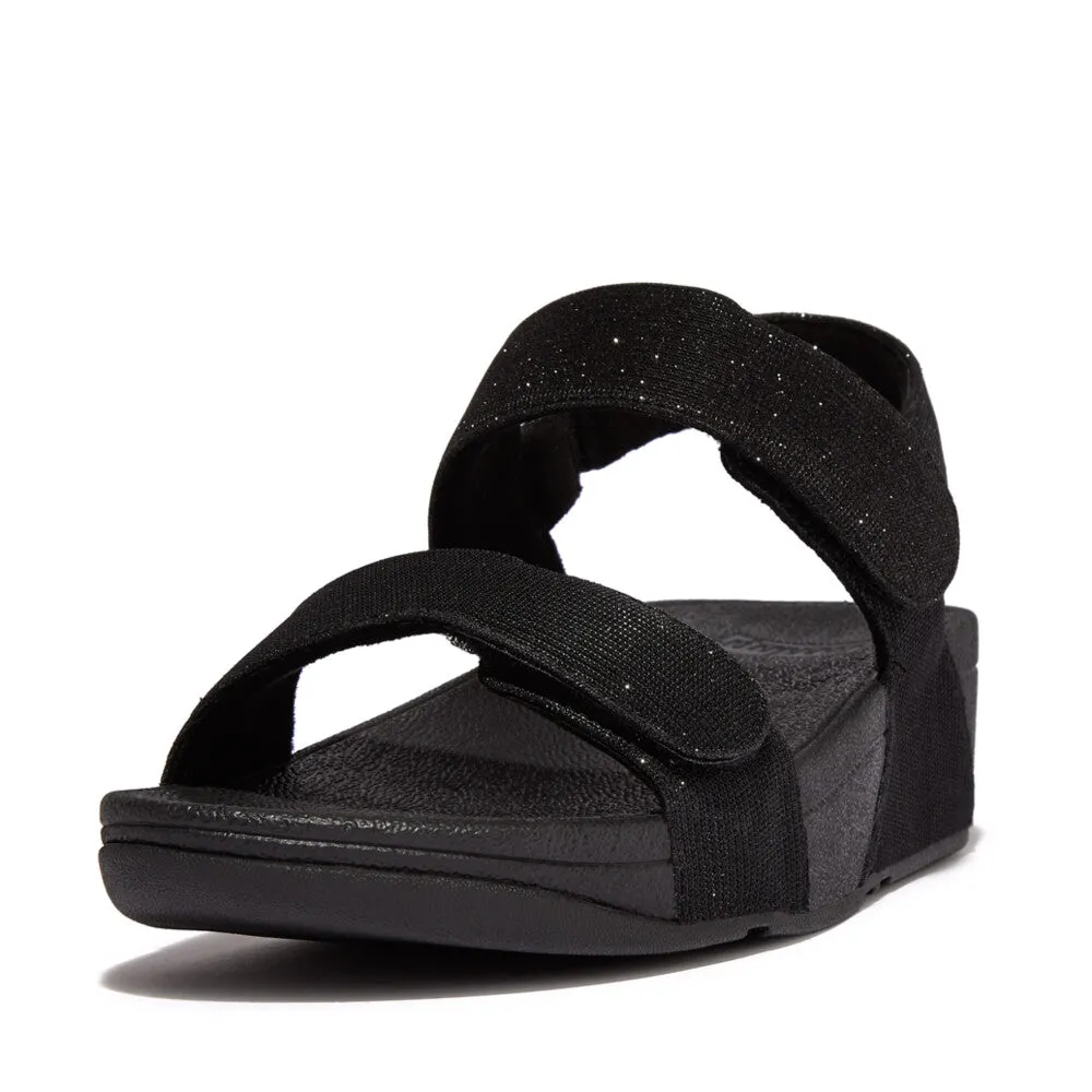 รองเท้าแตะแบบรัดส้น ผู้หญิง รุ่น LULU ADJUSTABLE SHIMMERLUX BACK-STRAP SANDALS