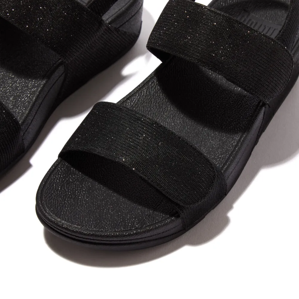 รองเท้าแตะแบบรัดส้น ผู้หญิง รุ่น LULU ADJUSTABLE SHIMMERLUX BACK-STRAP SANDALS