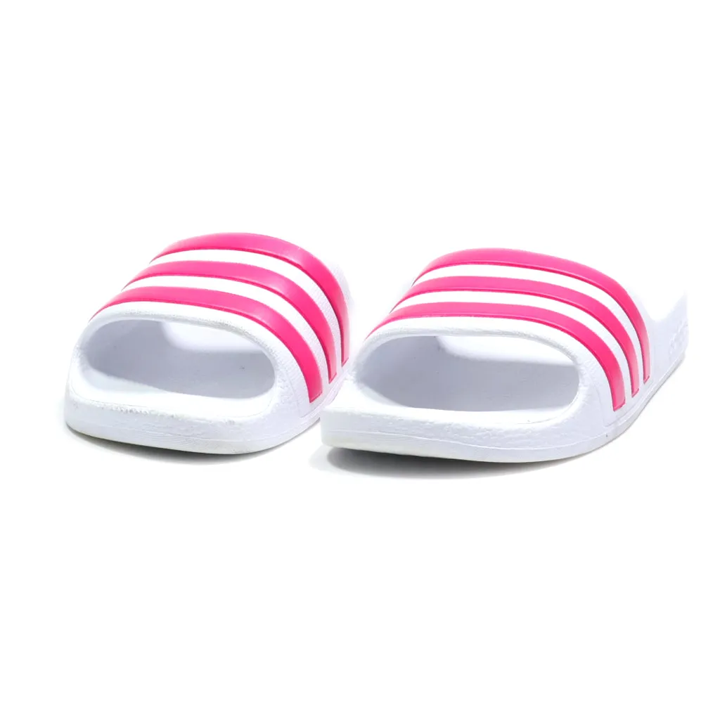 Adidas Adilette Flat Sandals Eva White Colour For Kids