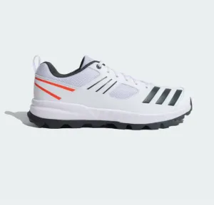 Adidas Cri Hase 23 M Cloud White / Legend Ivy / Solar Red Cricket Shoes