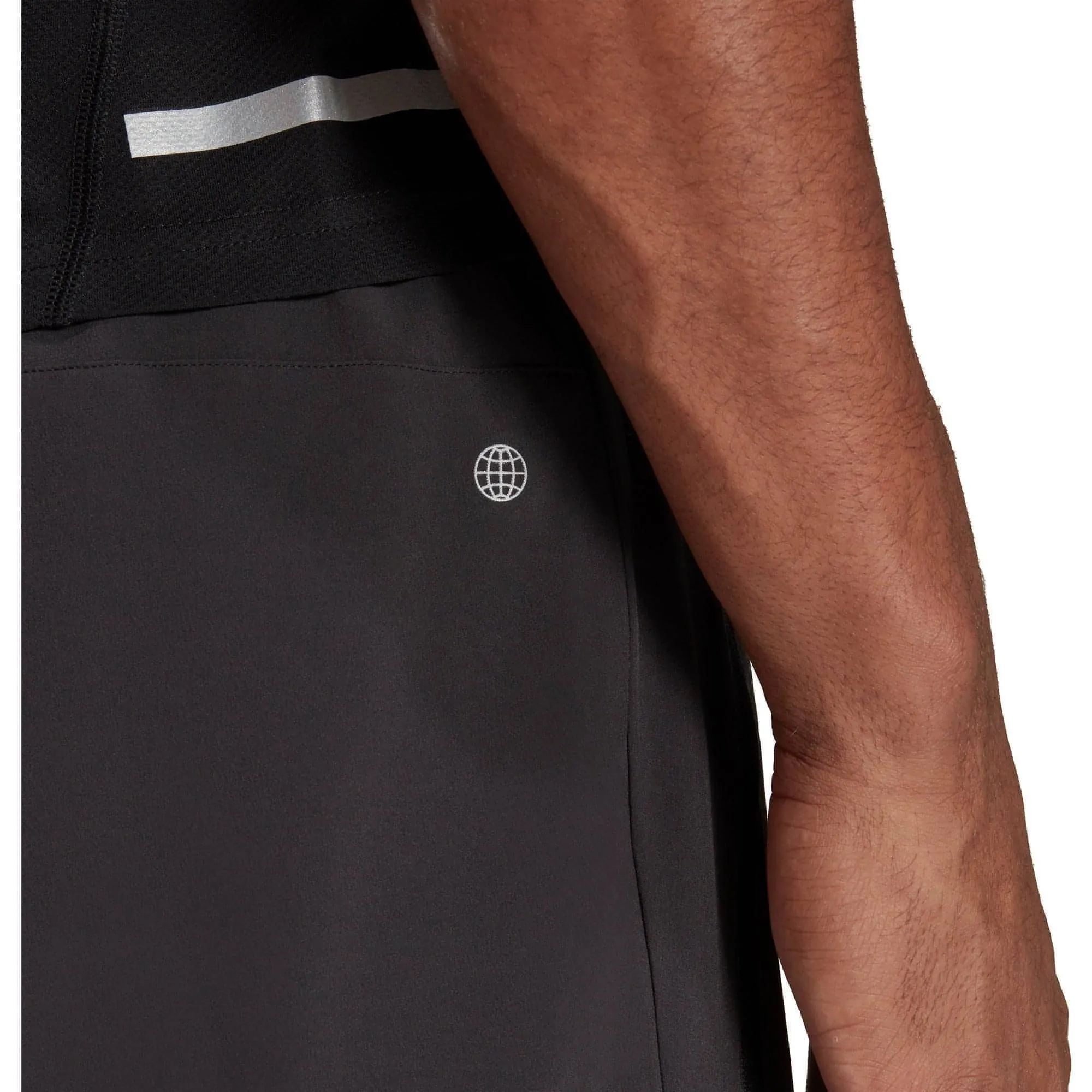 adidas Fast TKO Mens Running Track Pants - Black