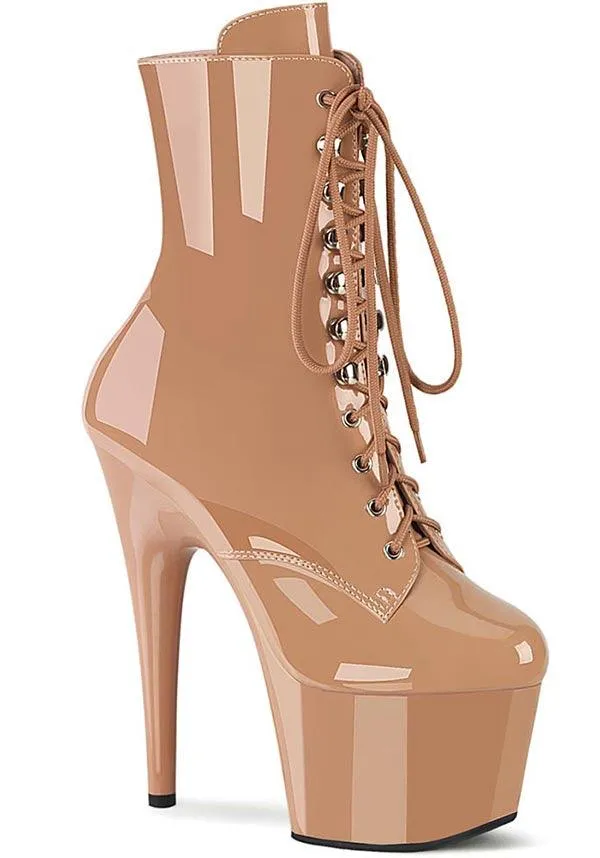 ADORE-1020 [Blush Patent] | PLATFORM BOOTS [PREORDER]