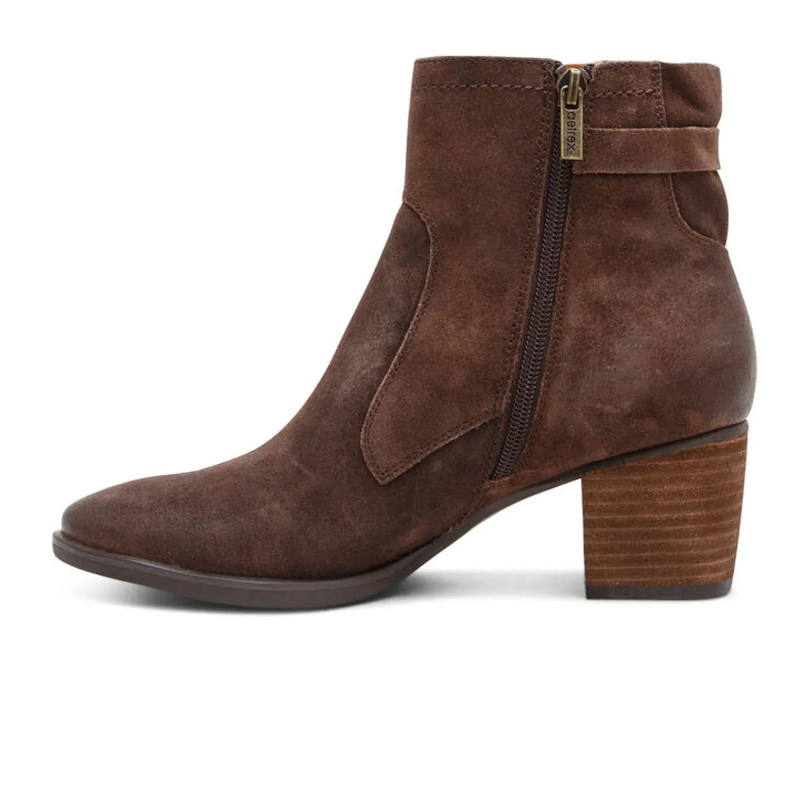 Aetrex Rubi Ankle Boot (Women) - Dark Brown