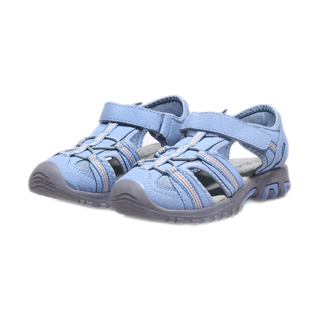 Alive Flat Sandals Fabric Blue Colour For Kids