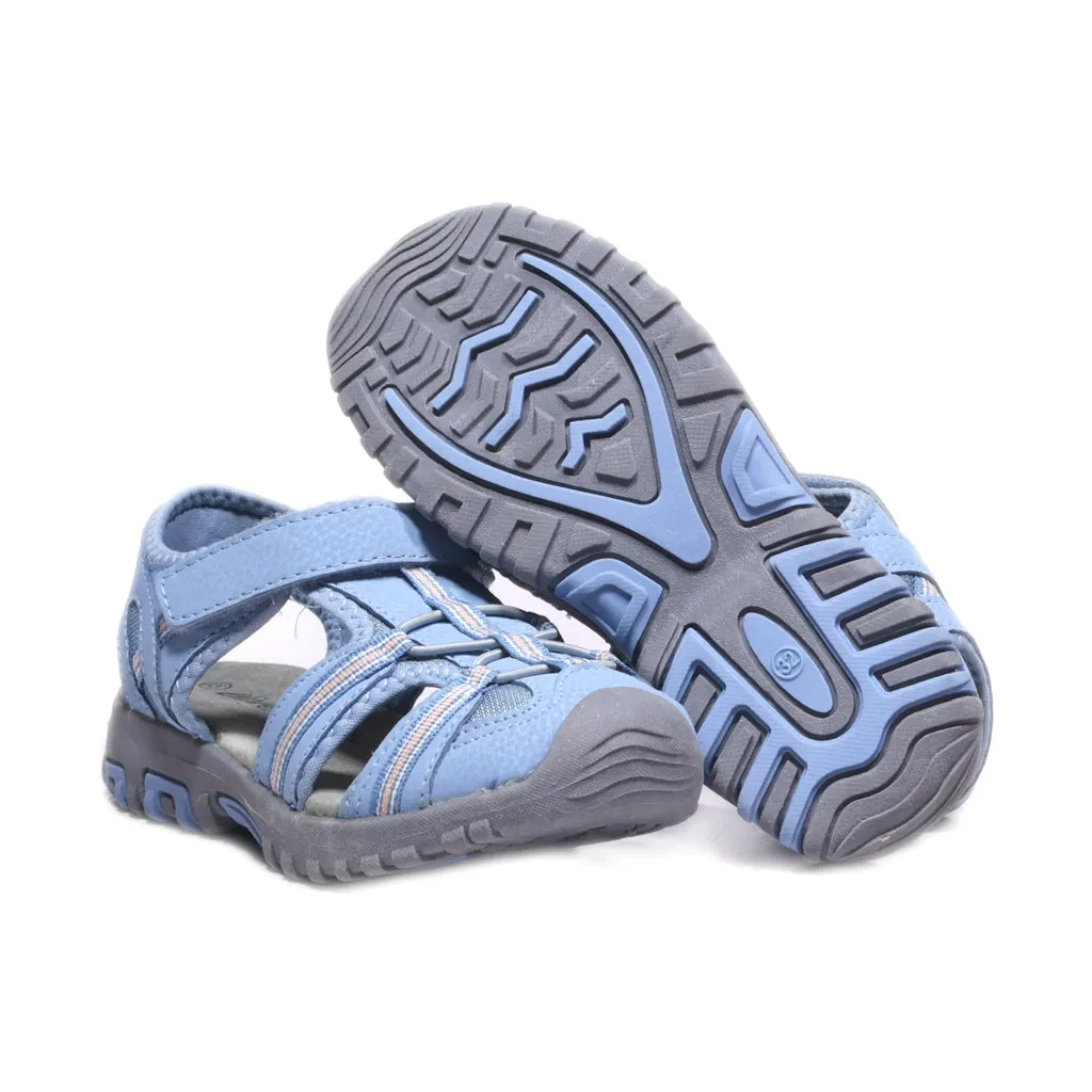 Alive Flat Sandals Fabric Blue Colour For Kids