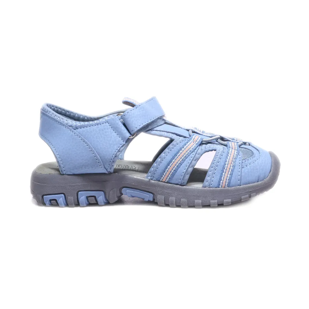 Alive Flat Sandals Fabric Blue Colour For Kids