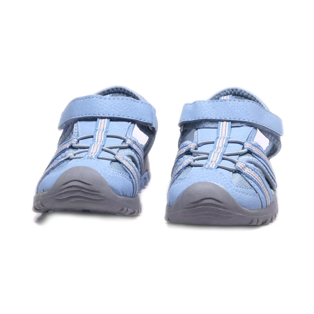 Alive Flat Sandals Fabric Blue Colour For Kids