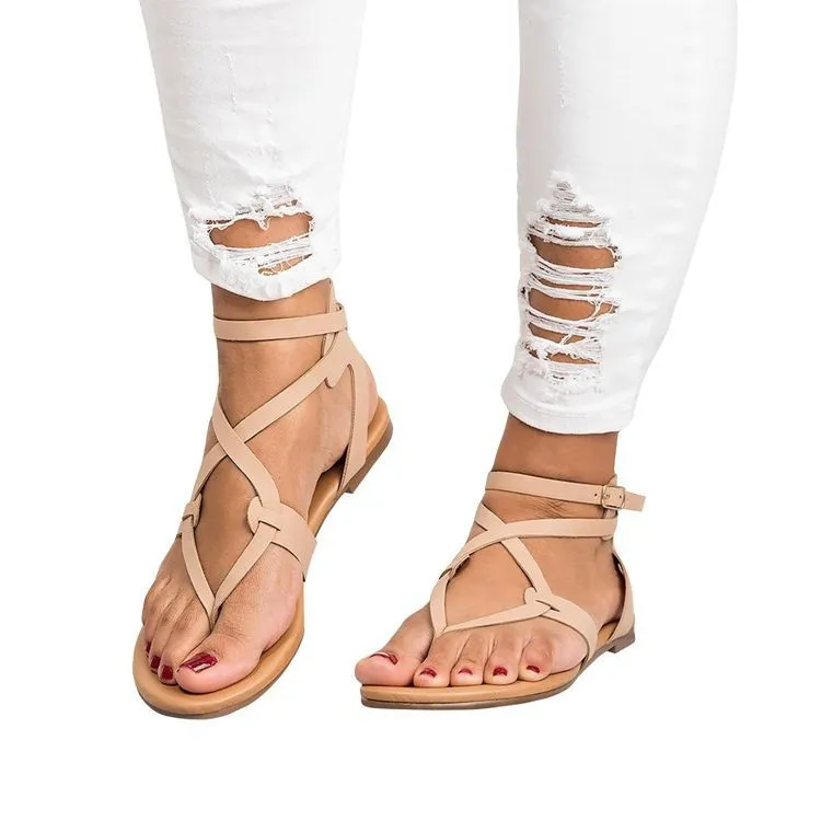 Annika - Playful Jelly Roman Sandals for Women