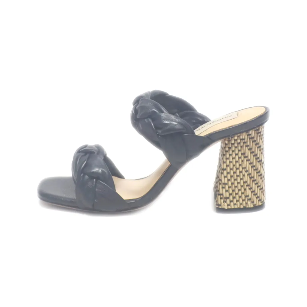 Antonio Melani High-Heel Sandals Leather Black Colour For Women