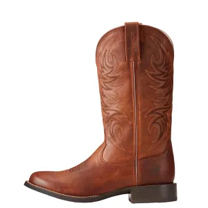 'Ariat' Men's Sport Horseman Western Round Toe - Brown