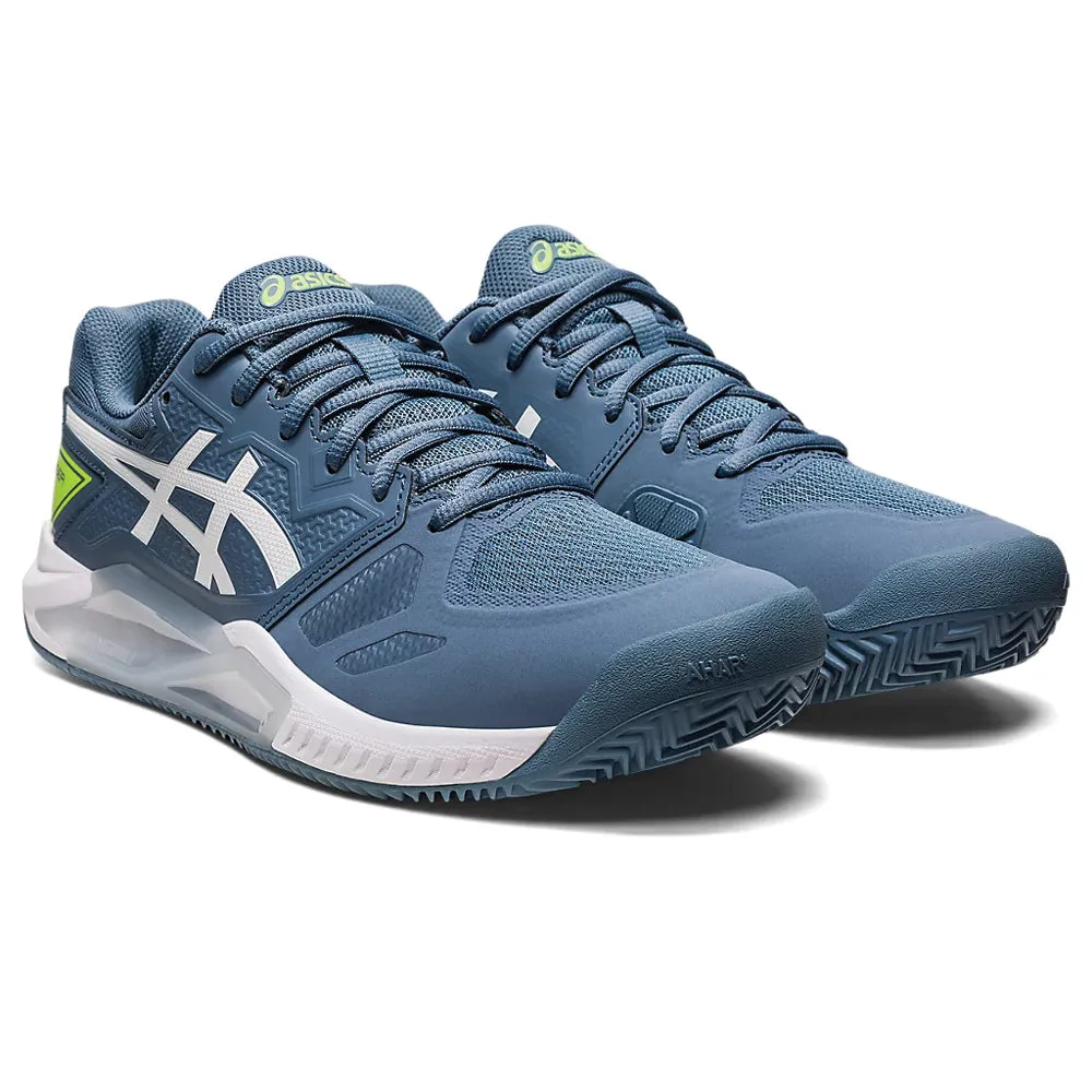 Asics Gel-Challenger 13 Clay Tennis Shoe (Mens) - Steel Blue/White