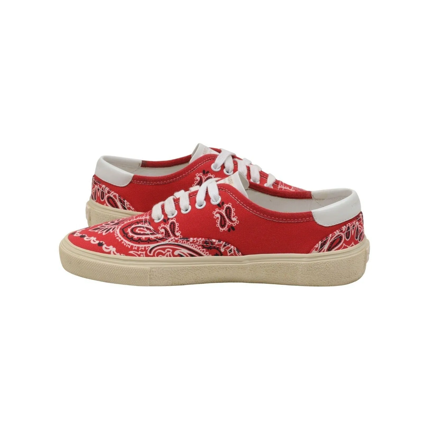 Bandana Low Top Paisley Skate Sneakers