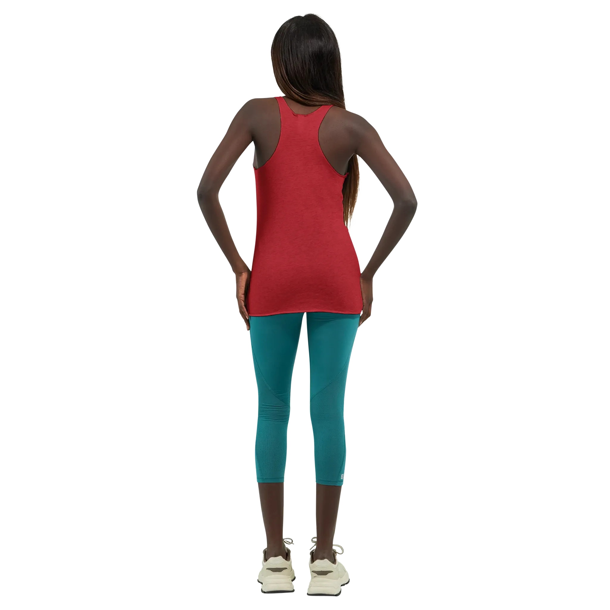 Basketball Player Mid-Air Design - Women's Racerback Tank Top | Next Level 6733