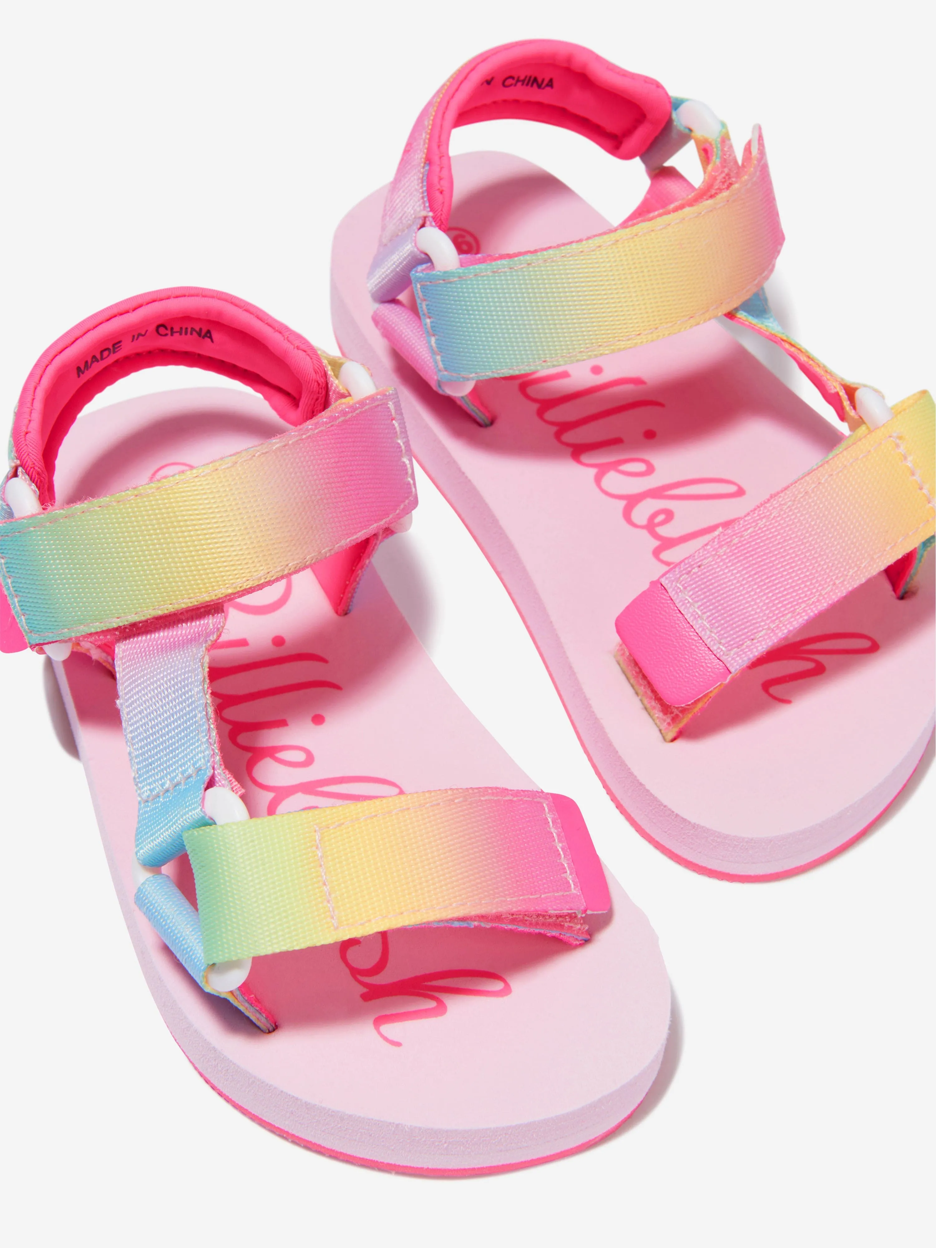 Billieblush Girls EVA Logo Print Sandals