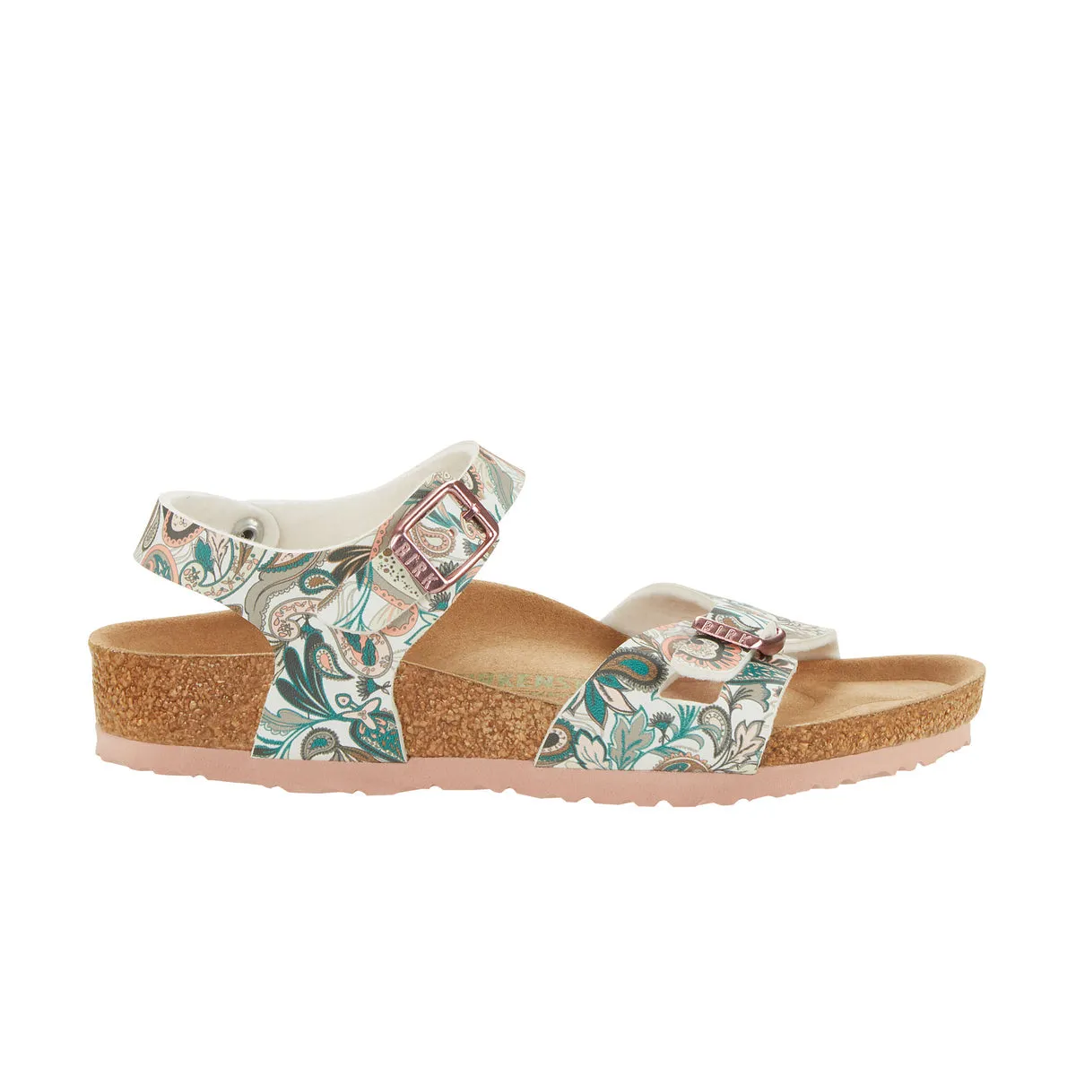 Birkenstock Rio Vegan Paisley Light Rose Birko Flor NARROW