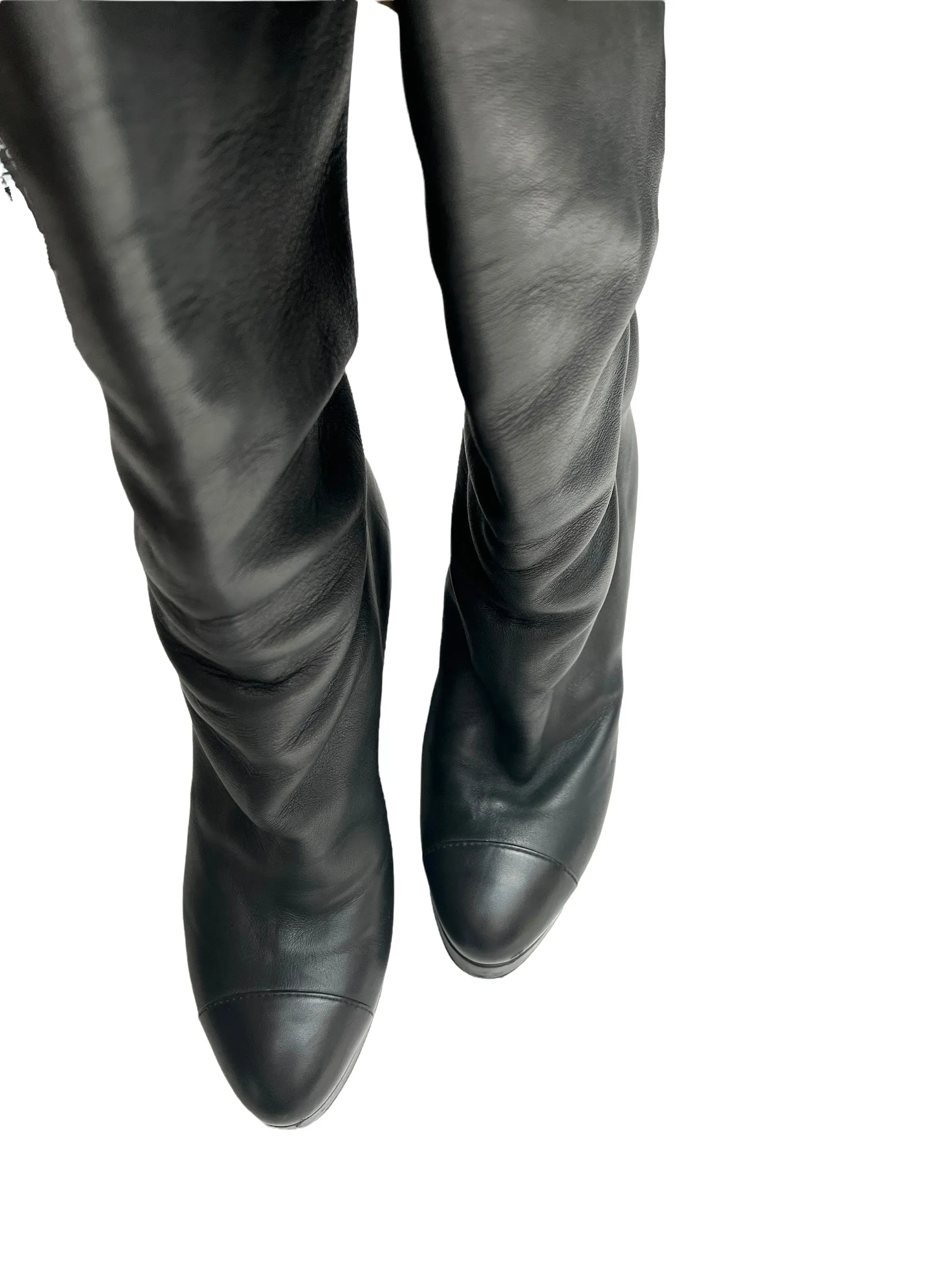 Black Over-The-Knee Boots - 7.5