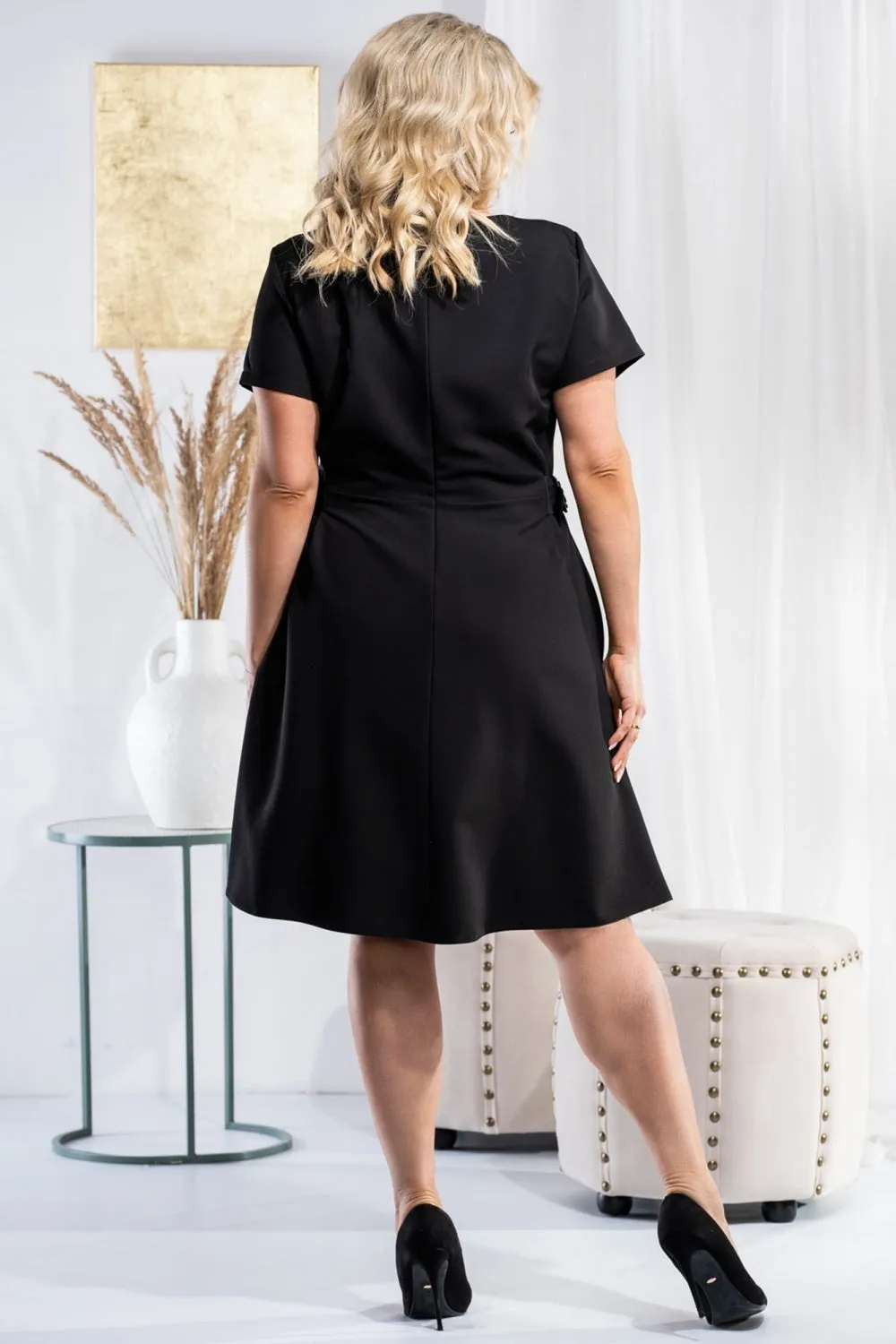 black - Plus size dress model 178531 Karko