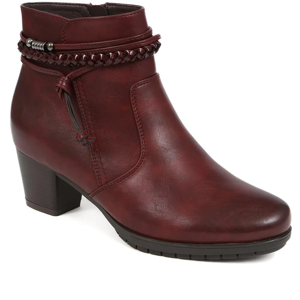 Block Heeled Ankle Boots  - WOIL40039 / 326 351