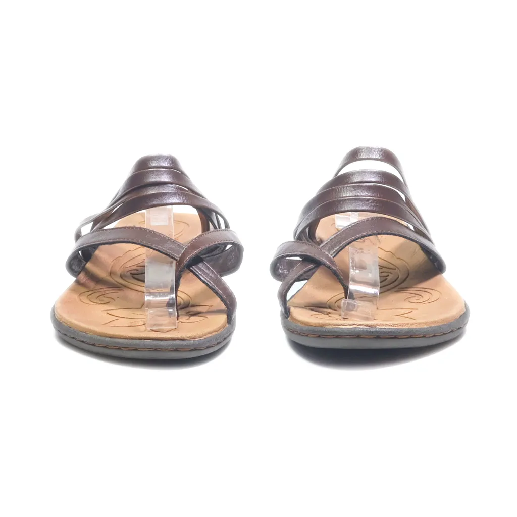 B.O.C Casual Sandals Leather Brown Colour For Men