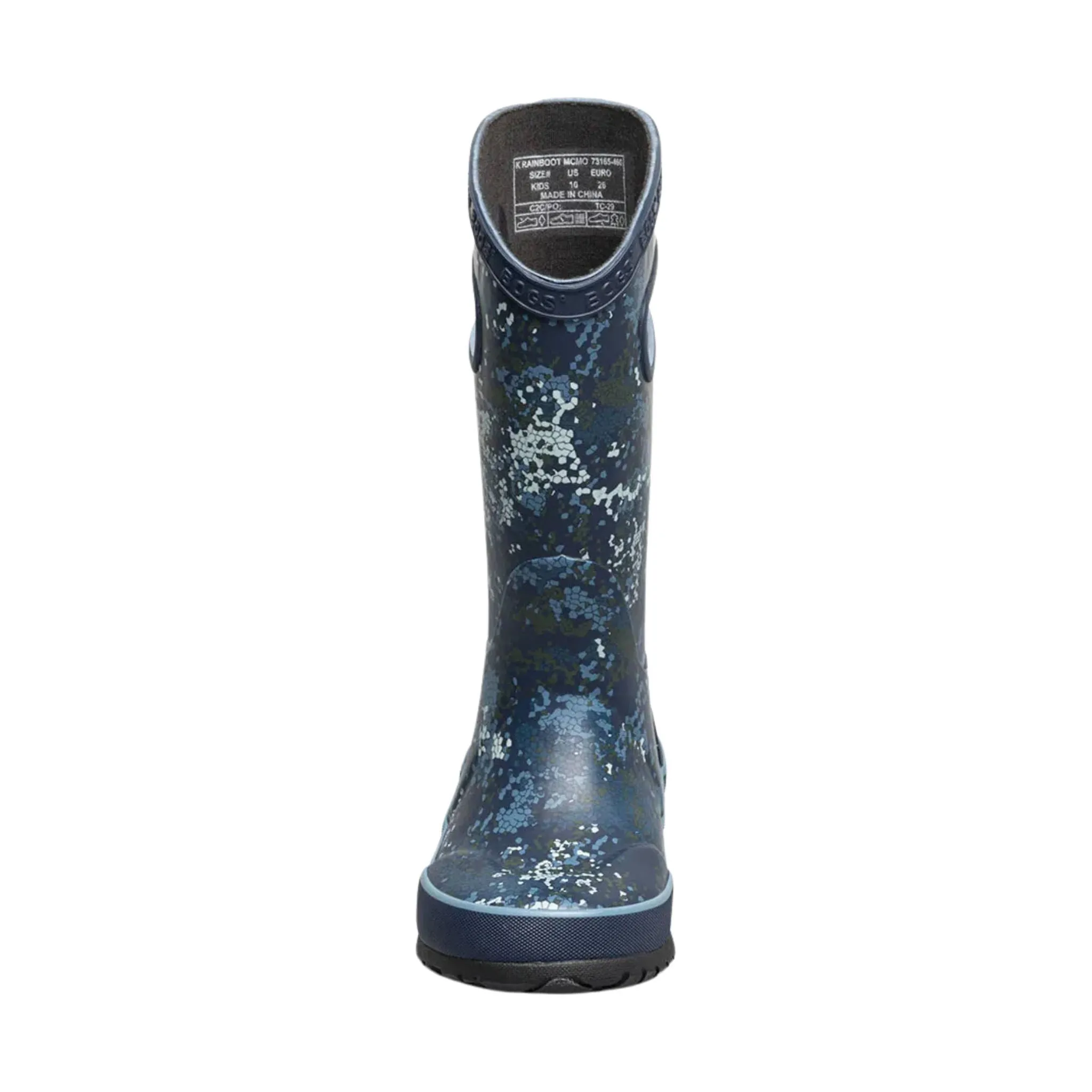 Bogs Kids' Micro Camo Rain Boots - Blue