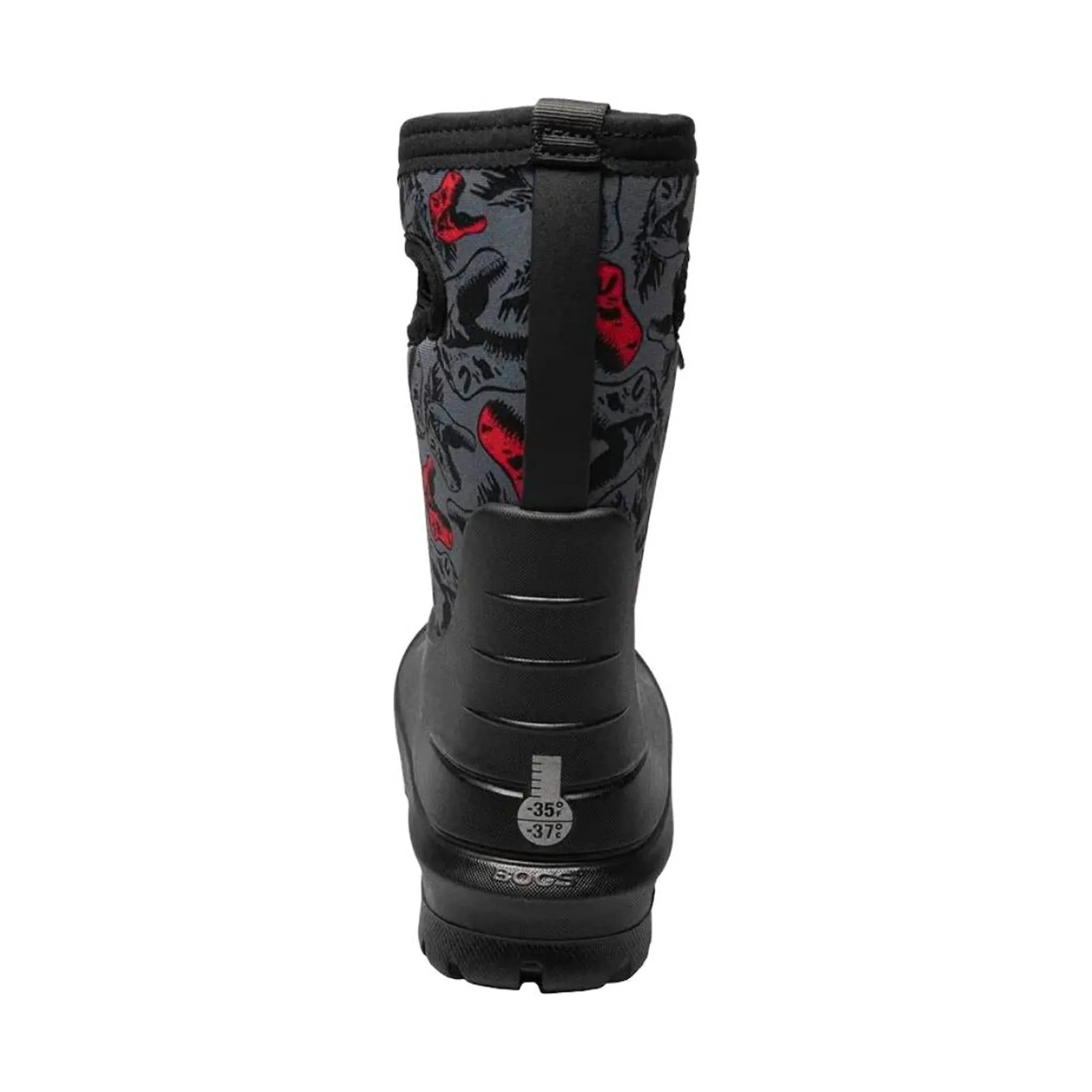 Bogs Kids' Neo-Classic Cool Dinos Rain Boot - Black