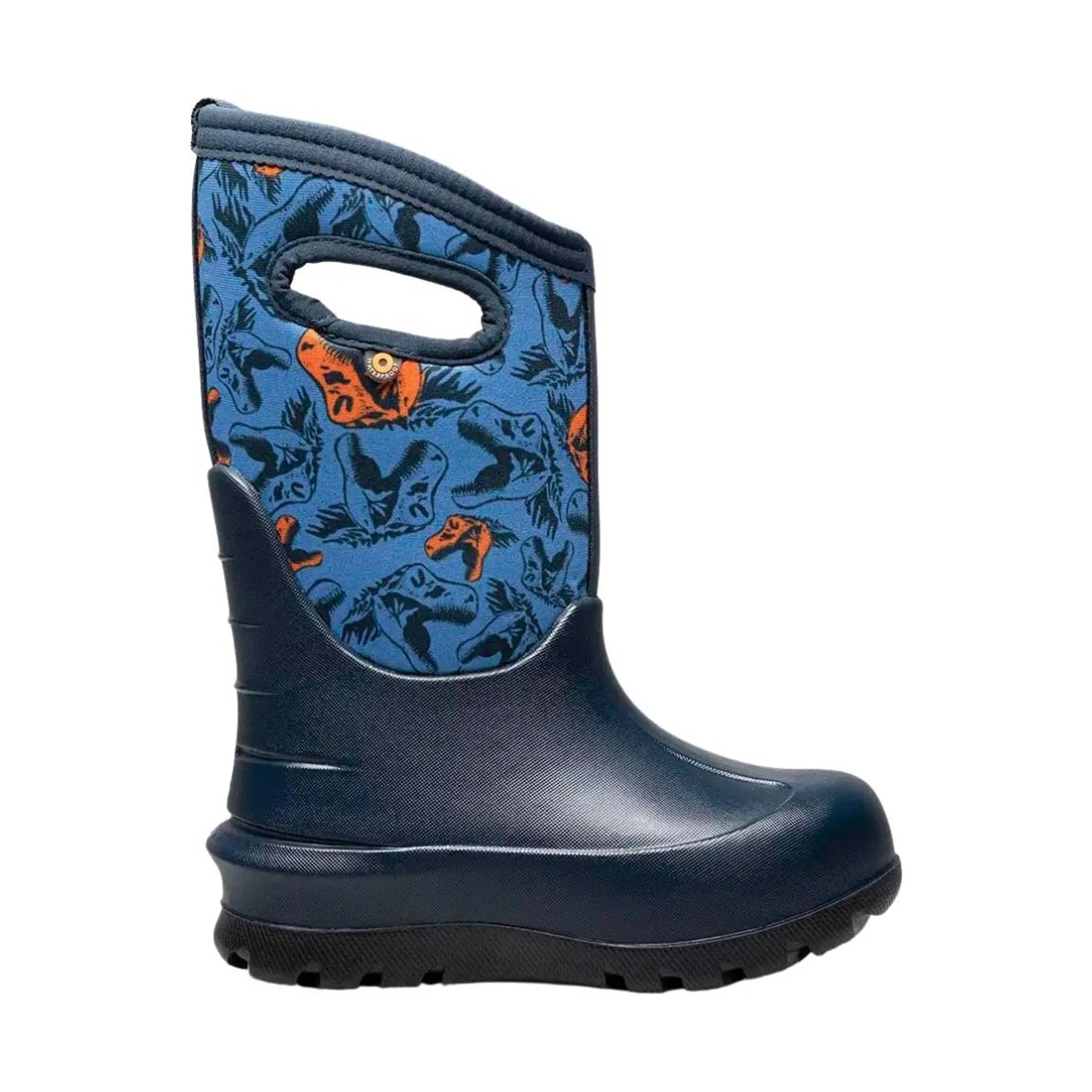 Bogs Kids' Neo-Classic Cool Dinos Rain Boot - Blue