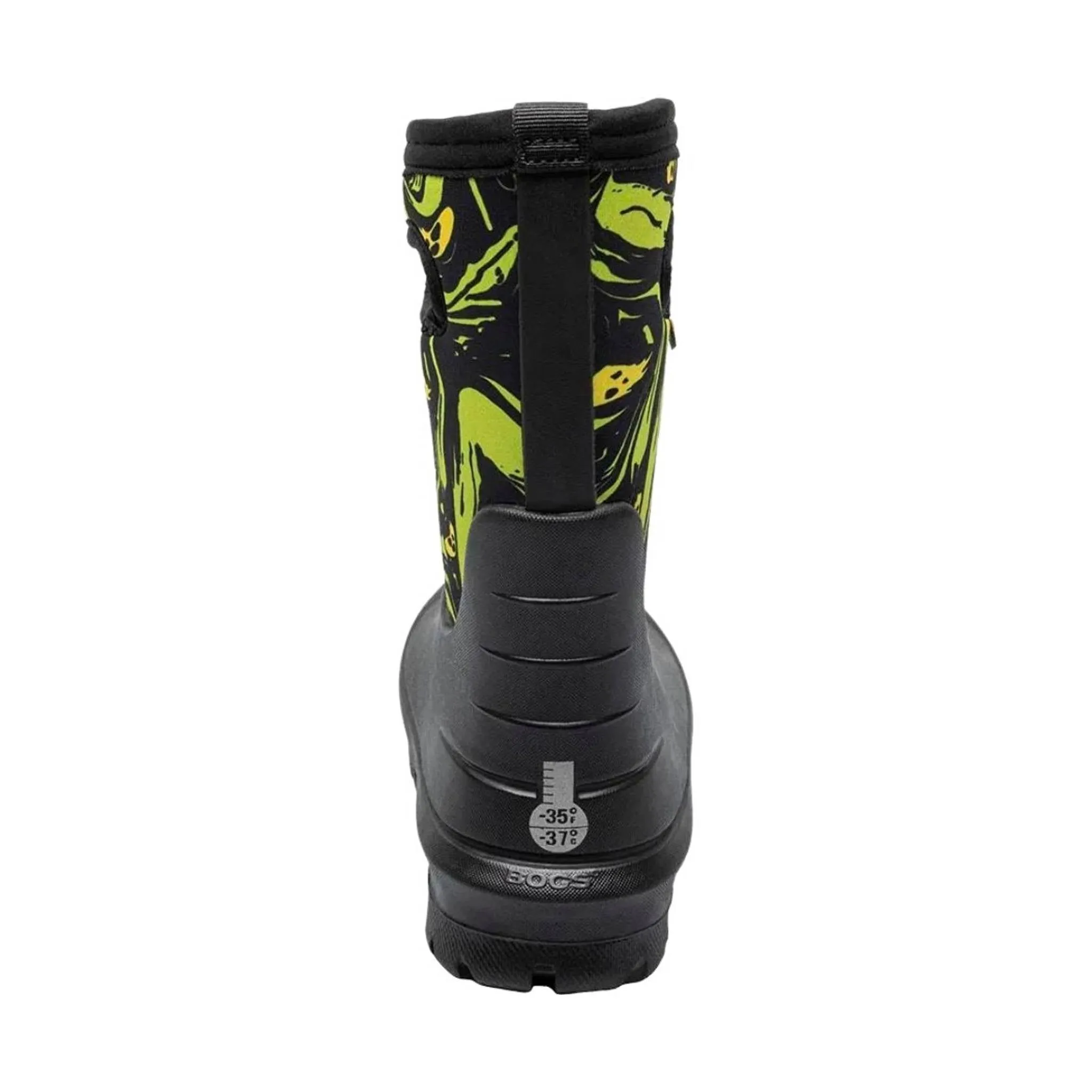 Bogs Kids' Neo Classic Spooky Rain Boot - Black Multi