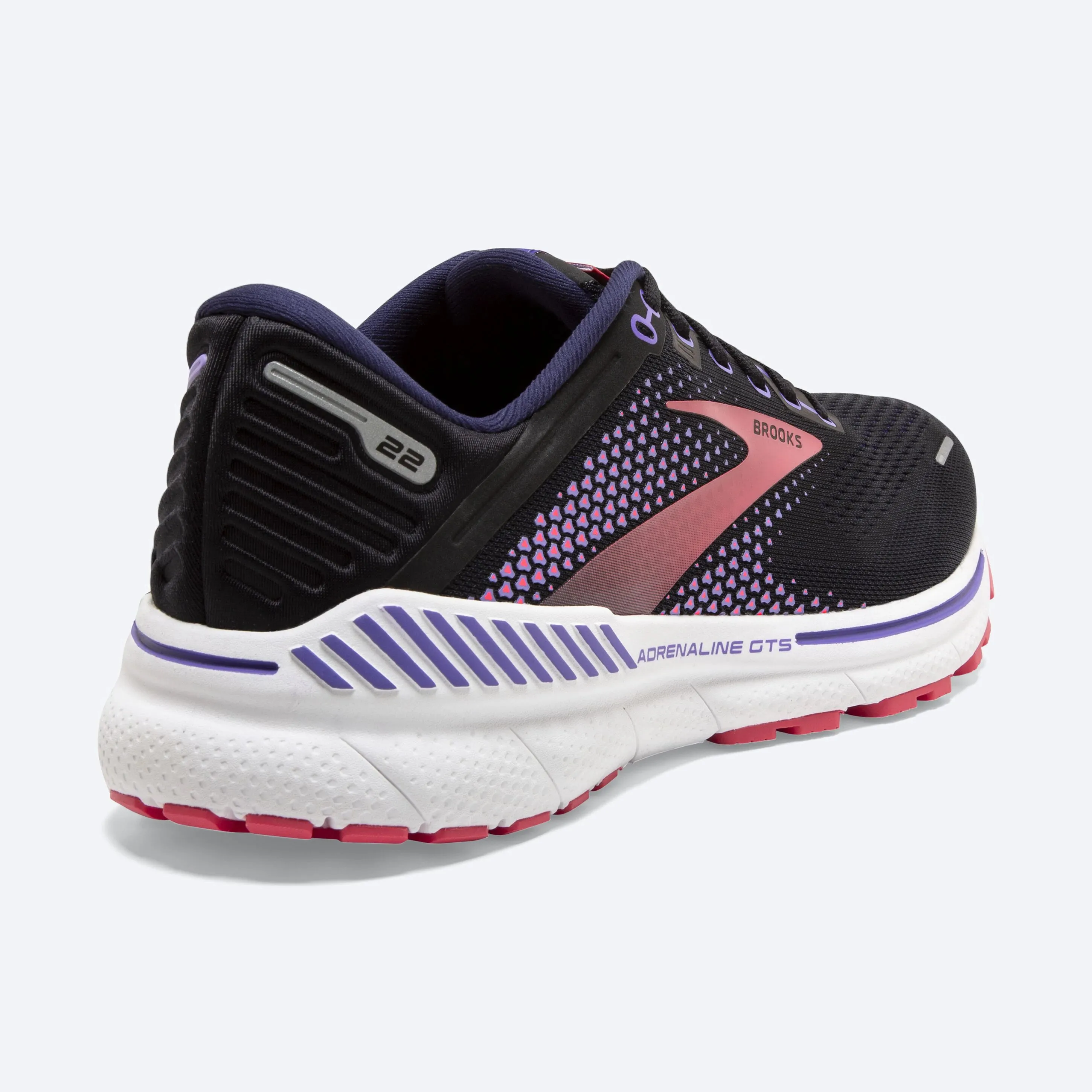 Brooks | Adrenaline GTS 22 | Women's | Black/Purple/Coral