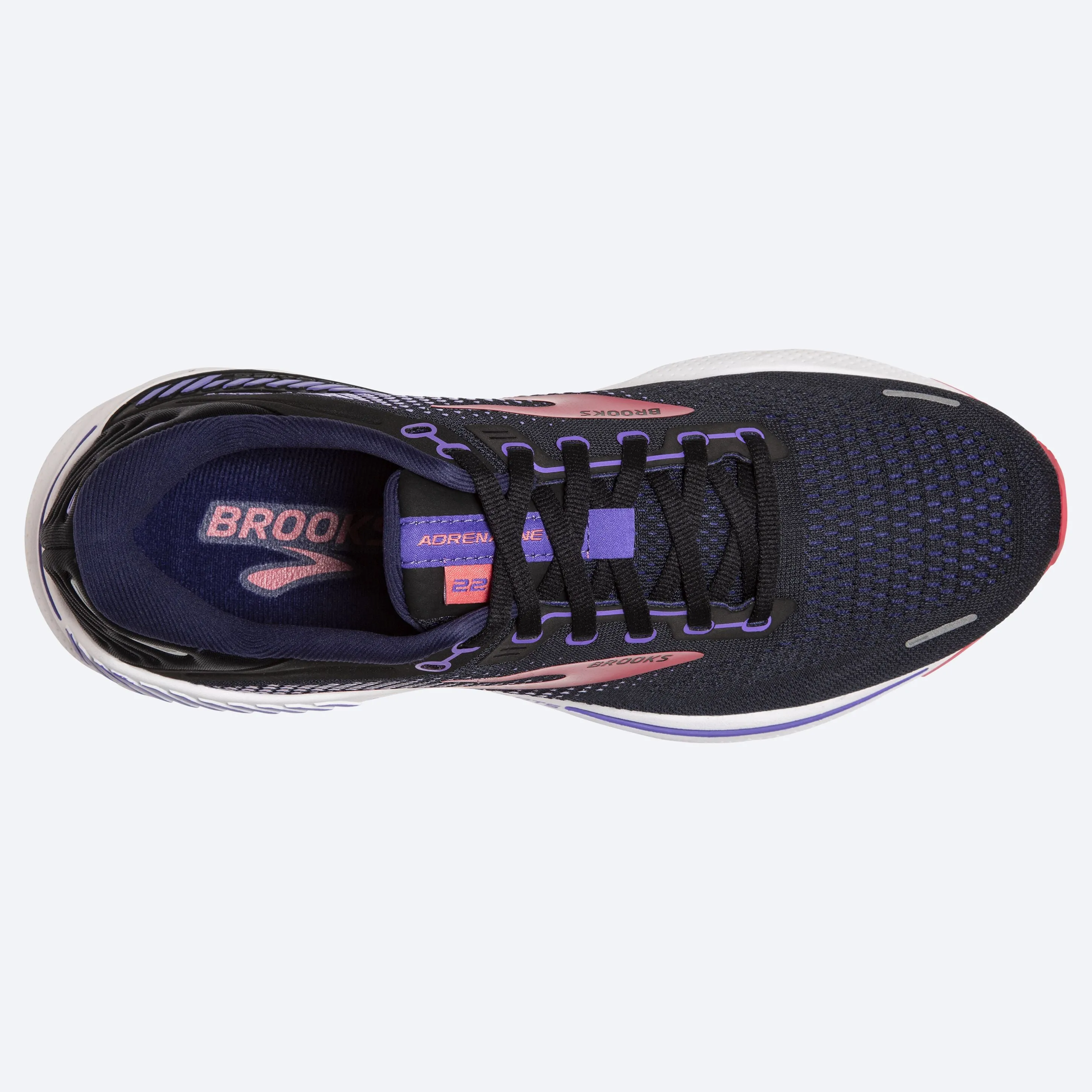 Brooks | Adrenaline GTS 22 | Women's | Black/Purple/Coral