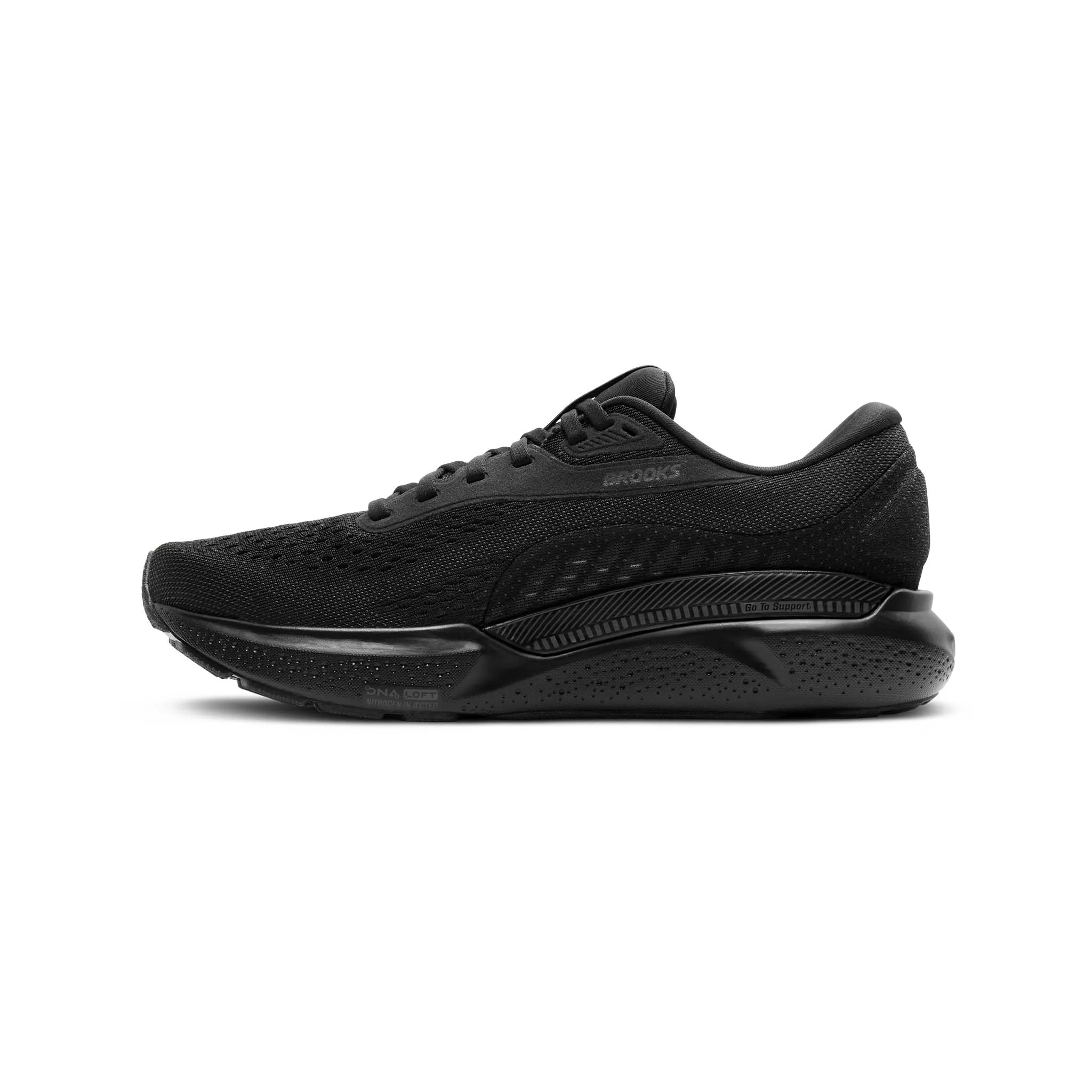 Brooks | Men's Adrenaline GTS 24 Running Shoes - Black/Black/Ebony