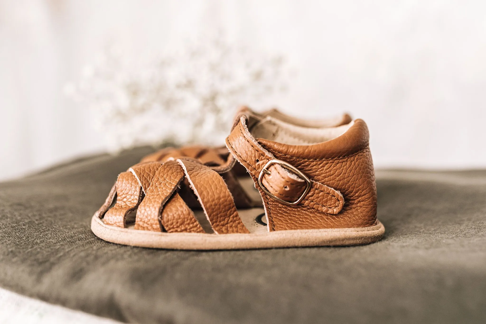 Brown Closed Toe Sandal