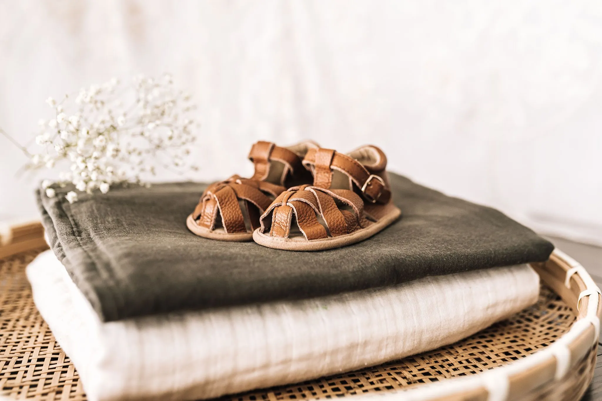 Brown Closed Toe Sandal