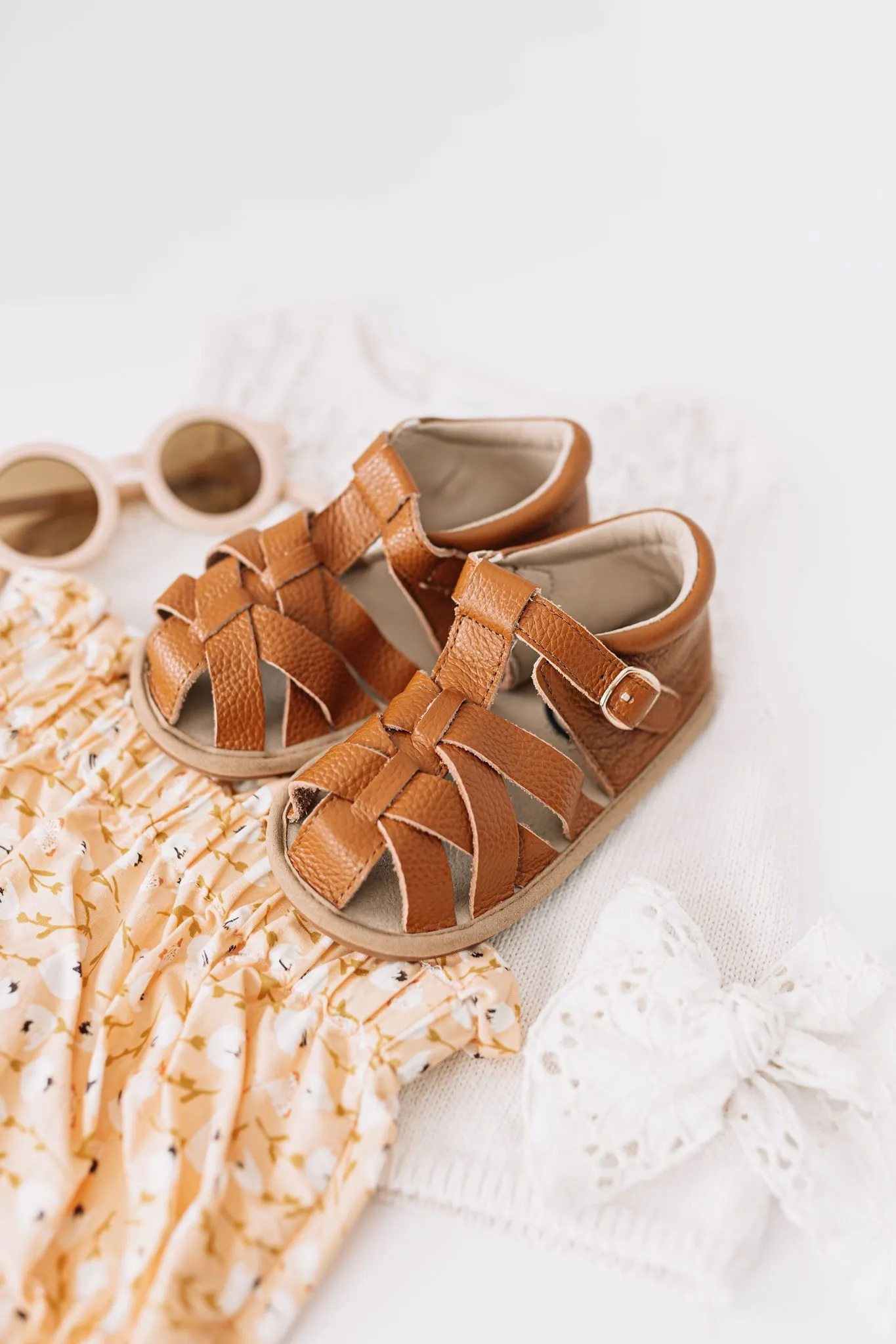 Brown Closed Toe Sandal