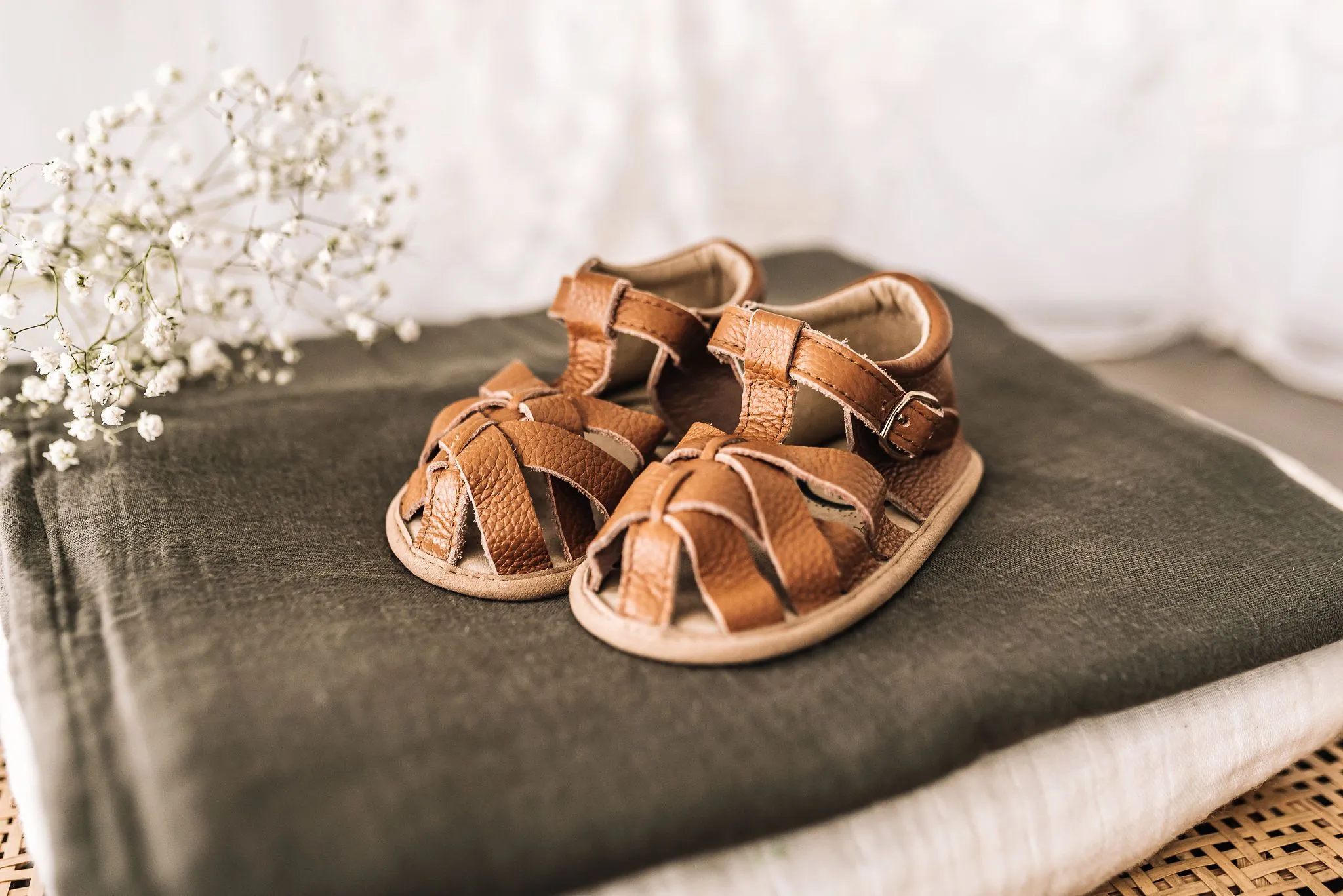 Brown Closed Toe Sandal