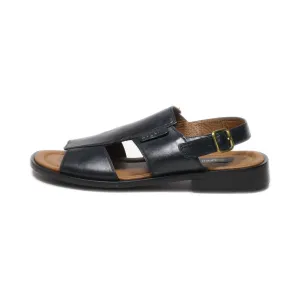 Bugatti Flat Sandals Leather Black Colour For Women