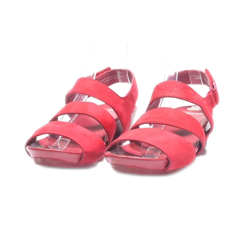 Camper High-Heel Sandals Leather Red Colour For Women