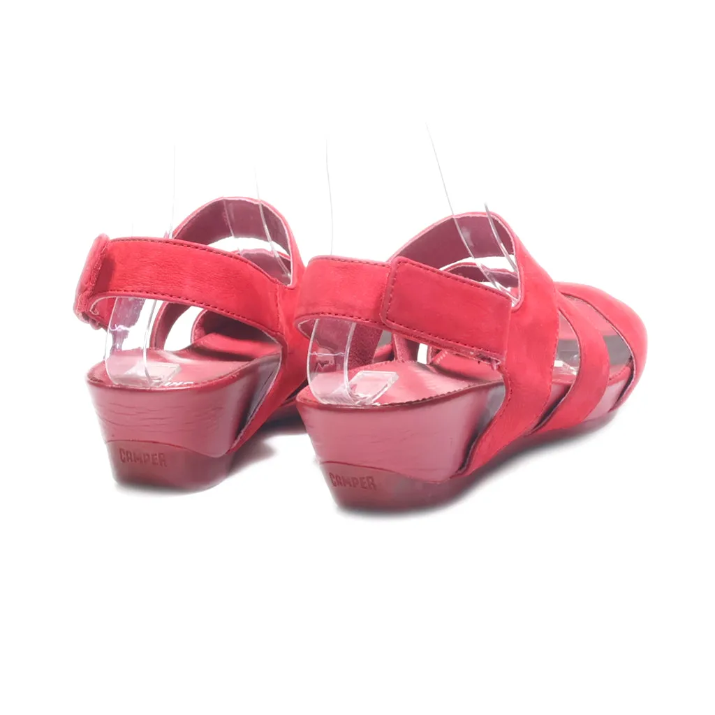 Camper High-Heel Sandals Leather Red Colour For Women