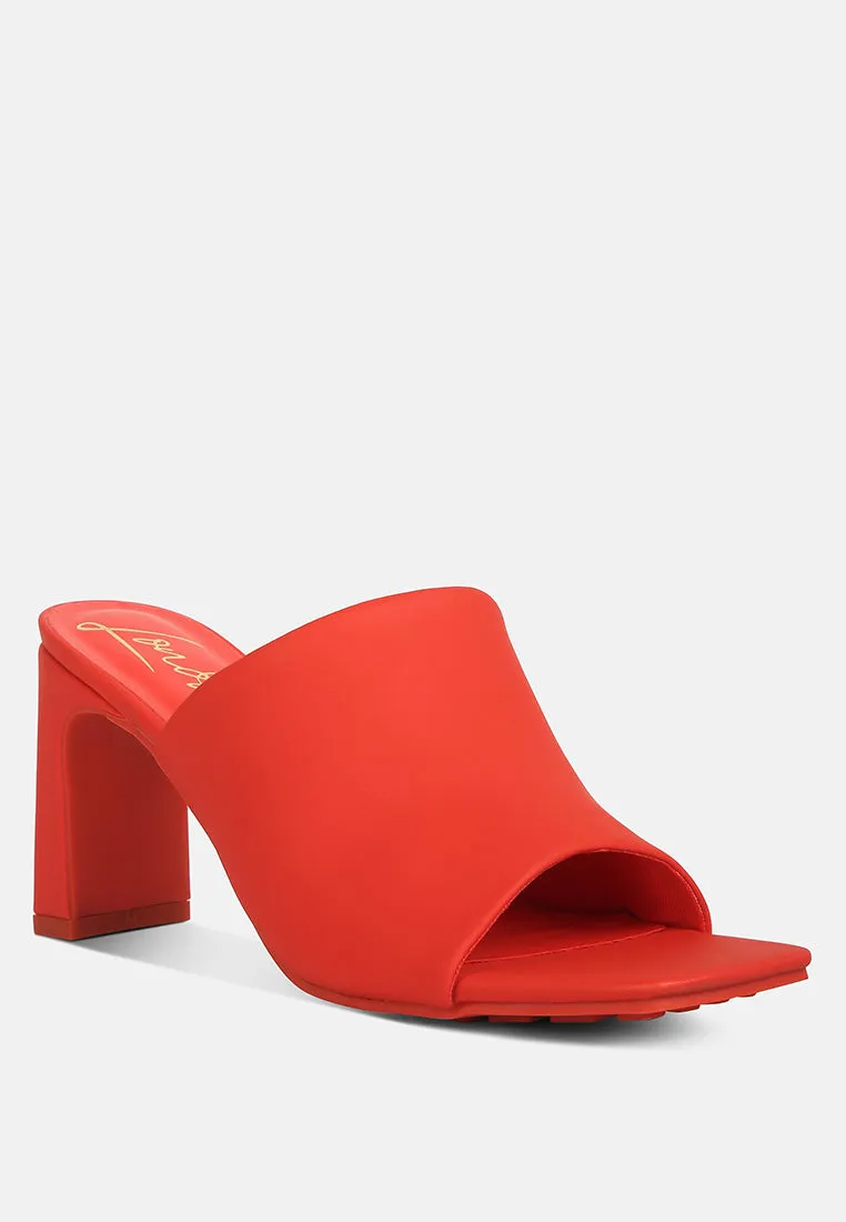 Cannes Slim Block Heel Sandals