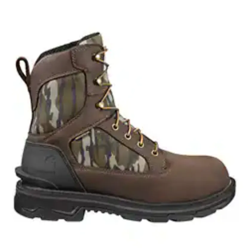 Carhartt Men's Ironwood Camo 8" Soft Toe WP Work Boot -Mossy Oak- FT8002-M