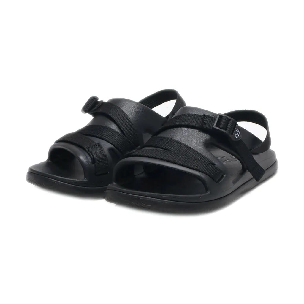 Chaco Chillos Sport Sandals Flat Sandals Rubber Black Colour For Kids