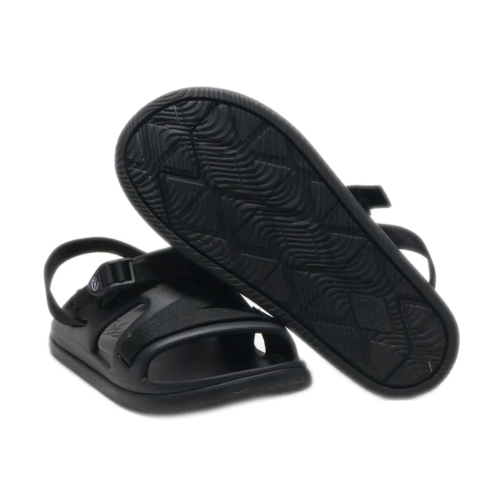 Chaco Chillos Sport Sandals Flat Sandals Rubber Black Colour For Kids