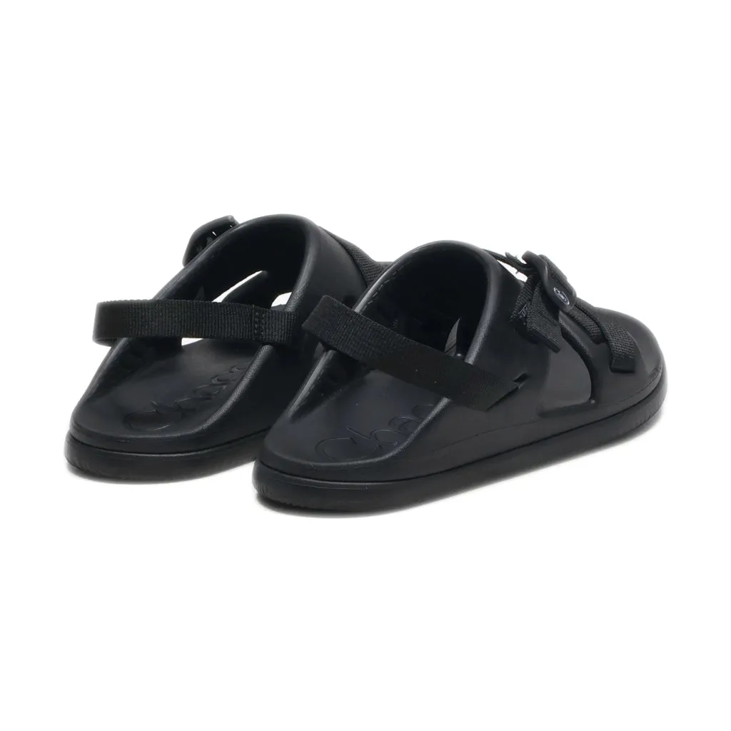 Chaco Chillos Sport Sandals Flat Sandals Rubber Black Colour For Kids