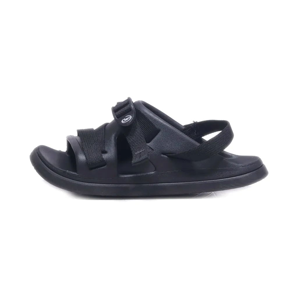 Chaco Flat Sandals Canvas Black Colour For Kids