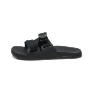 Chaco Flat Sandals Leather Black Colour For Women