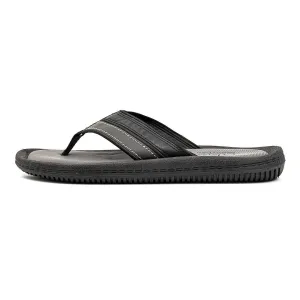 Chaps Molded Thong Casual Sandals Leather Grey Colour For Men