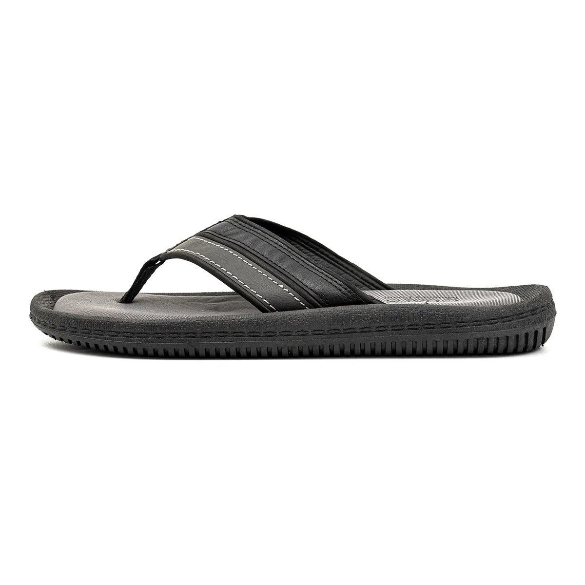 Chaps Molded Thong Casual Sandals Leather Grey Colour For Men