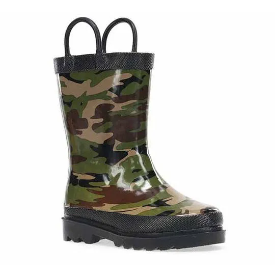 Children's Camo Rain Boots 585