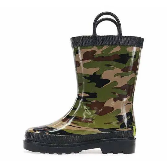 Children's Camo Rain Boots 585