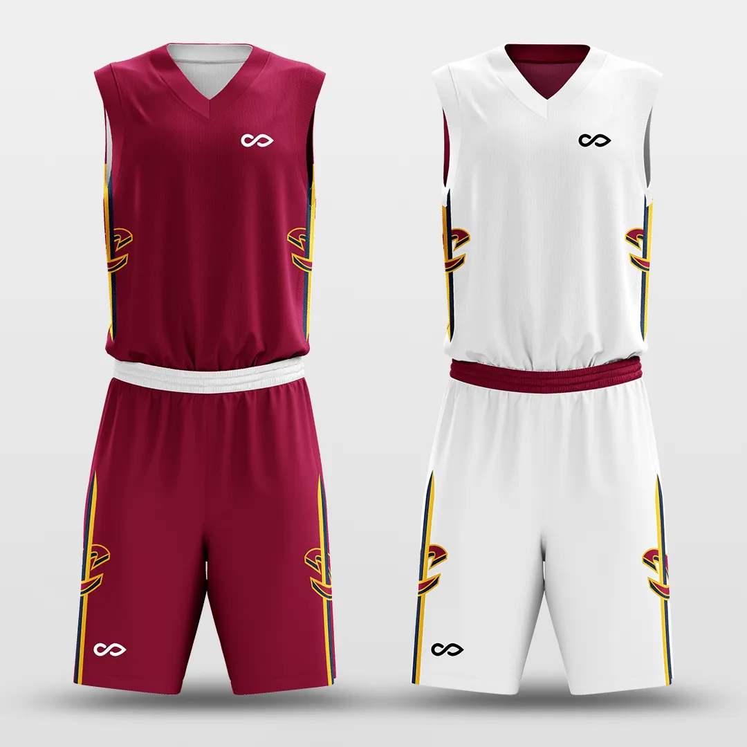 Classic55 - Customized Reversible Sublimated Basketball Set