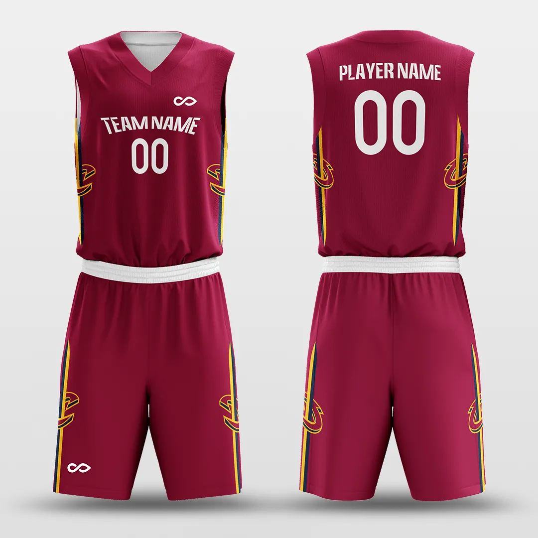 Classic55 - Customized Reversible Sublimated Basketball Set